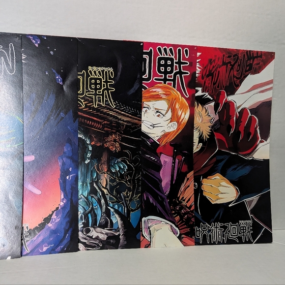 Jujutsu Kaisen Anime Art Print posters x5 - Picture 2 of 9